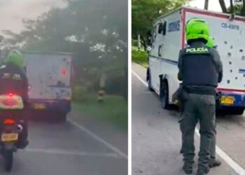 De película. Ladrones intentaron llevarse un camión de valores en Valledupar