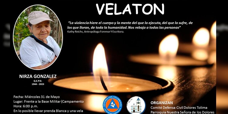 Velatón para exigir justicia por la adulta mayor violada y asesinada en Dolores