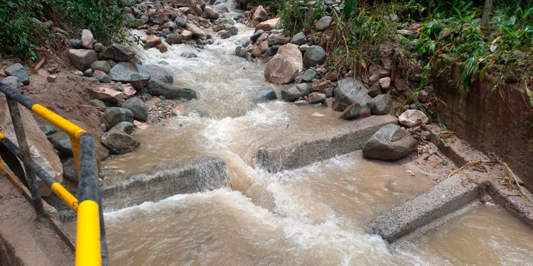 Cerrada captación de Chembe por lluvias