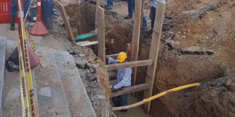 Continúan las obras en la avenida Ambalá