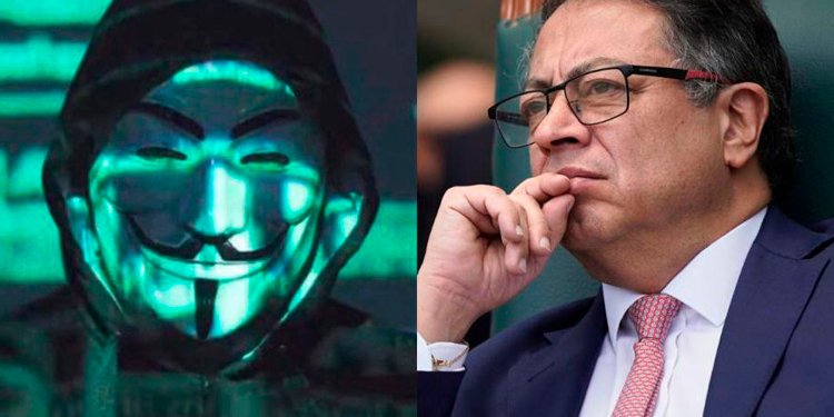 Cuenta de Anonymous en Twitter, se va en contra del Presidente Gustavo Petro y lanza dura advertencia