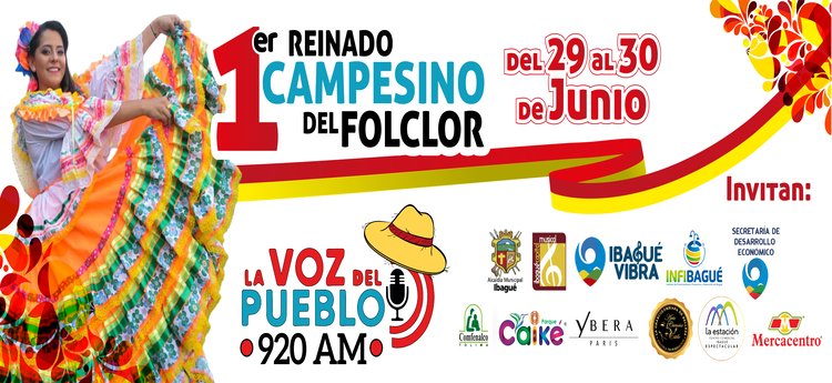 Primer Reinado Campesino del Folclor de La Voz del Pueblo