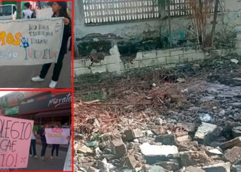 No es un bombardeo ni un terremoto, es el colegio José Antonio Ricaurte 