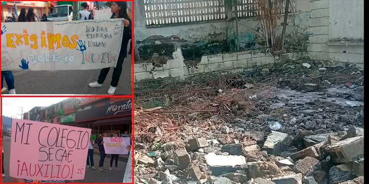 No es un bombardeo ni un terremoto, es el colegio José Antonio Ricaurte