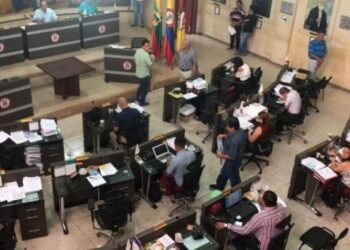 Agarrón entre cabildantes y Secretario General del Concejo de Ibagué en plena sesión 
