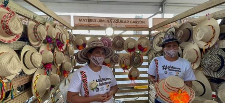 Con la participación de más de 30 artesanas de diferentes sectores se celebra hoy el día del sombrero tolimense