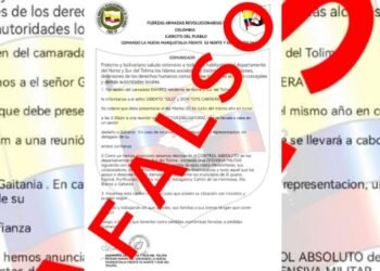 Con panfletos supuestamente de las FARC pretenden intimidar a los habitantes del Guamo