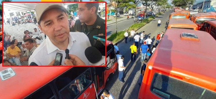 “No me intimidan las amenazas de paro, no permitiremos las vías de hecho”. Alcalde Hurtado