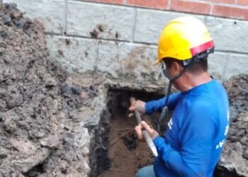 IBAL reparó el daño del acueducto en el Topacio 