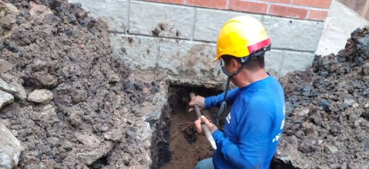 IBAL reparó el daño del acueducto en el Topacio 