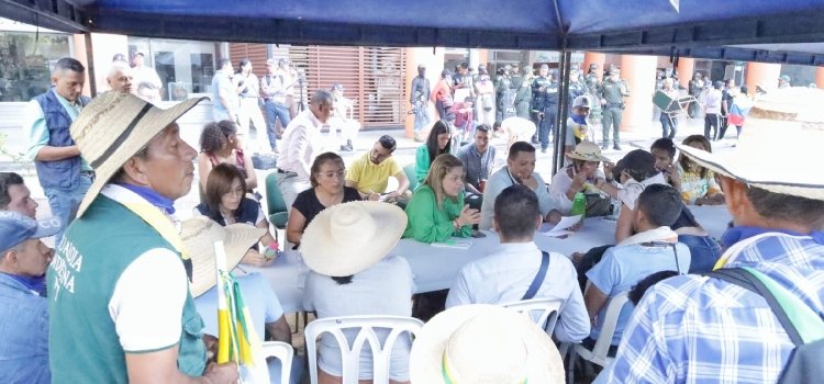 Indígenas del cauca protagonizaron disturbios en Ibagué