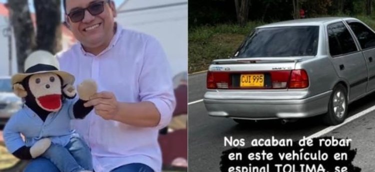 Atracaron en la vía al Espinal a ‘Tato’ el humorista de Sábados Felices 