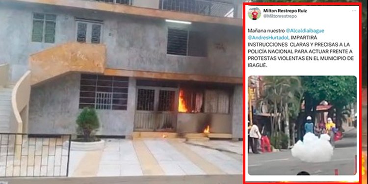 Manifestantes que quemaron oficinas de la Universidad del Tolima serían de otras regiones del país