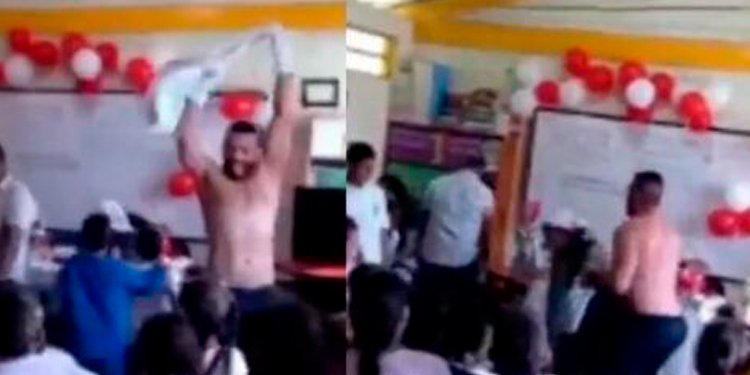 Docente es investigado por escandaloso baile frente a sus alumnos de una escuela rural