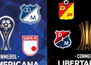 Semana clave para los equipos colombianos que participan en los torneos de la Conmebol