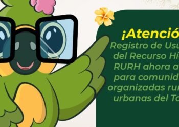 Registro de Usuarios del Recurso Hídrico (RURH) ahora aplica para comunidades organizadas rurales y urbanas
