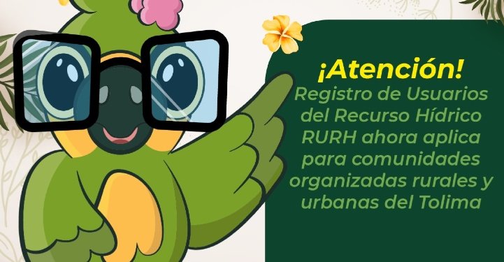 Registro de Usuarios del Recurso Hídrico (RURH) ahora aplica para comunidades organizadas rurales y urbanas