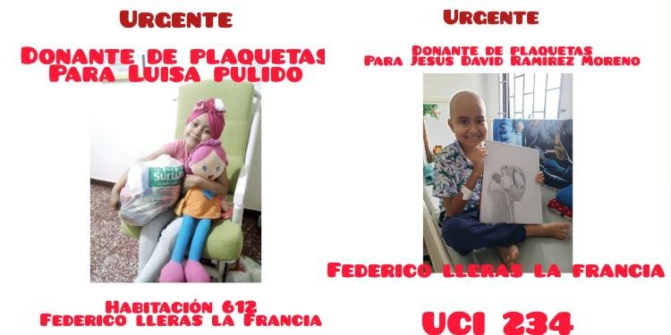 Emergencia en el Federico Lleras, no hay plaquetas y dos niños luchan por sus vidas