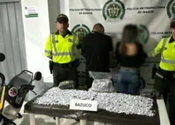 Cayó pareja de jíbaros con más de 5000 dosis de bazuco 