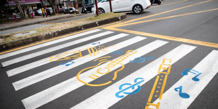 Señalización musical por la Quinta de Ibagué