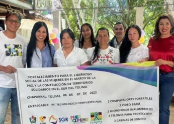 En Chaparral y San Antonio se fortalece el liderazgo social de las mujeres
