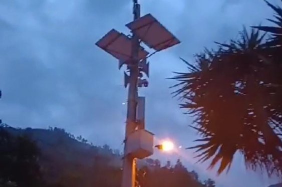 El cañón del Combeima sin alarmas para alertar a la comunidad en caso de una emergencia.