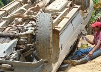 Candidato a la Alcaldía de Rovira sufrió aparatoso accidente de tránsito