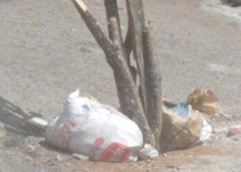 Habitantes del barrio Gaviota denuncian el mal estado de la red de alcantarillado que se está hundiendo