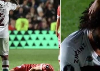 La terrible lesión que sufrió el jugador Luciano Sánchez de Argentinos Juniors en la Copa Libertadores