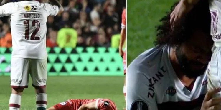 La terrible lesión que sufrió el jugador Luciano Sánchez de Argentinos Juniors en la Copa Libertadores