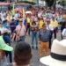 Sindicatos y transportadores realizan protestaron contra la Administración Municipal