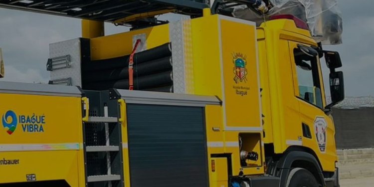 El Cuerpo Oficial de Bomberos de Ibagué contará con carro escalera para atender emergencias en edificios de más de 28 pisos