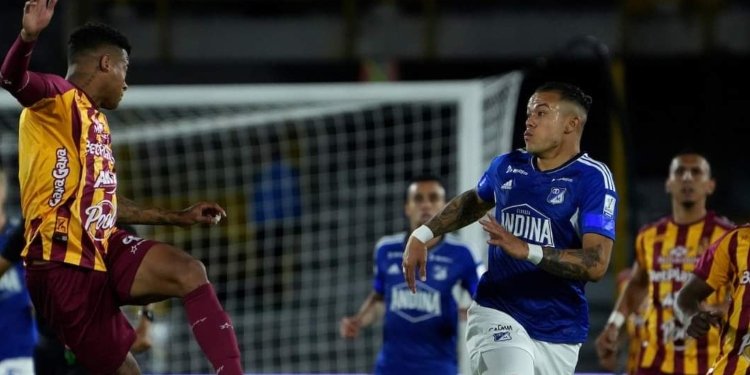 Deportes Tolima cayó en Bogotá ante Millonarios y quedó en la casilla número 13 con apenas 4 puntos