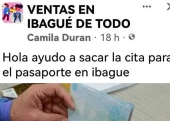 Siguen estafando a ibaguereños con supuestas citas por internet para pasaportes 