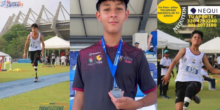 Historias de Vida: Conoce a Tomás Soto, deportista tolimense que requiere de la ayuda de todos