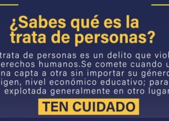 Campaña departamental para combatir la trata de personas en la región