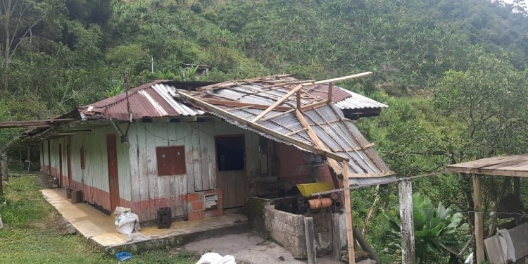 Vendaval azotó con fuerza el norte tolimense 
