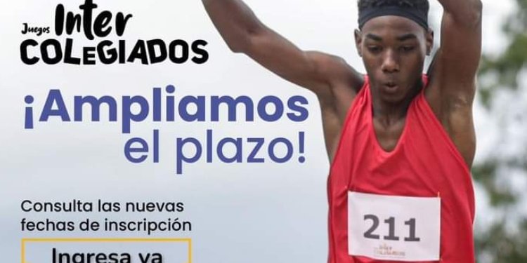 ¡Última oportunidad para inscribirse en los Juegos Intercolegiados 2023! Ministerio del Deporte amplía el plazo