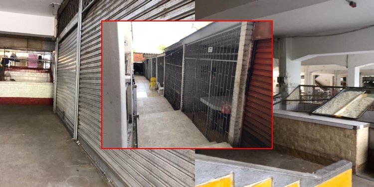 Los restaurantes de las plazas de mercado sufren la inclemencia del paro de transporte en Ibagué