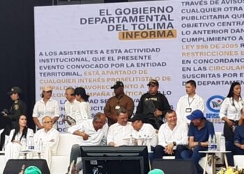 La rendición de cuentas del gobernador del Tolima tuvo el acompañamiento del senador Óscar Barreto