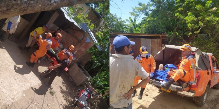 Por no irse al abismo carro se volcó y dejó 4 personas graves en Chaparral
