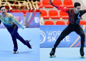 Con oro y plata la selección Colombia empieza el mundial de patinaje artístico