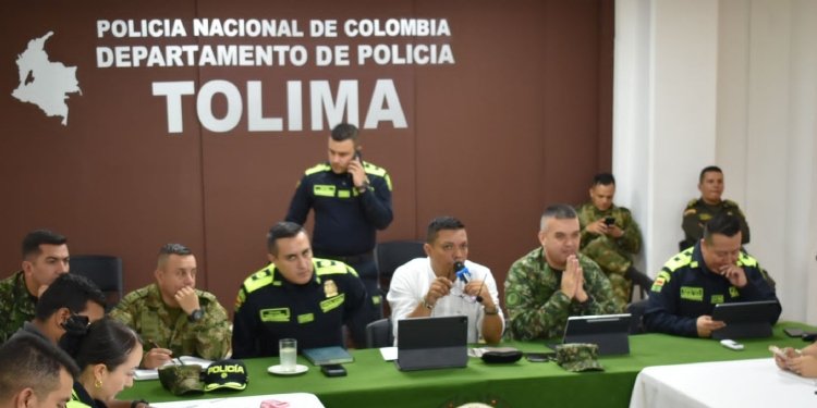 Situación de Orden Público en Rioblanco fue evaluada en Consejo de Seguridad