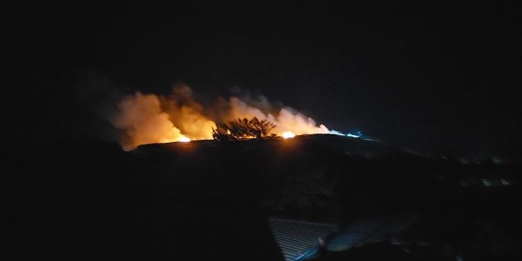 ¡A esta hora!: Incendio de grandes proporciones se registra en el sector del relleno sanitario La Miel en Ibagué