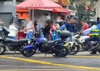 La carrera 3 con calle 15 se convirtió en el terminal de los mototaxistas en Ibagué