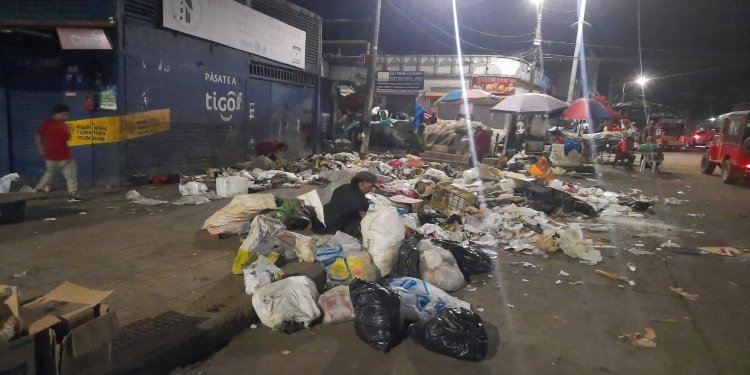 Preocupados los comerciantes del centro de acopio de la 21 por descomposición de basuras