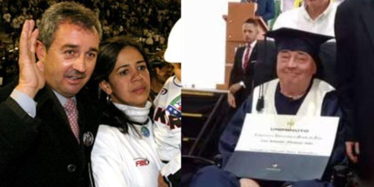 El campeón de la vida Luis Fernando Montoya volvió a sorprender al graduarse en la universidad