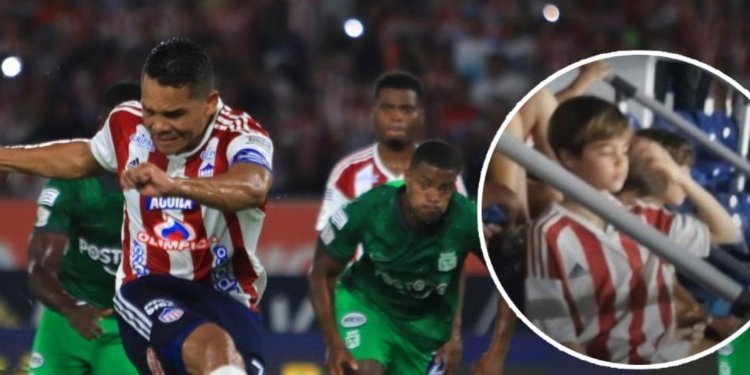 Los hijos de Shakira estuvieron en el estadio metropolitano viendo al Junior frente a Nacional