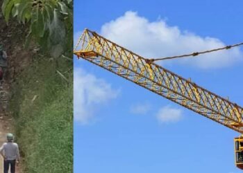 Tres trabajadores de una obra en Calambeo murieron al ser arrojados al vacío