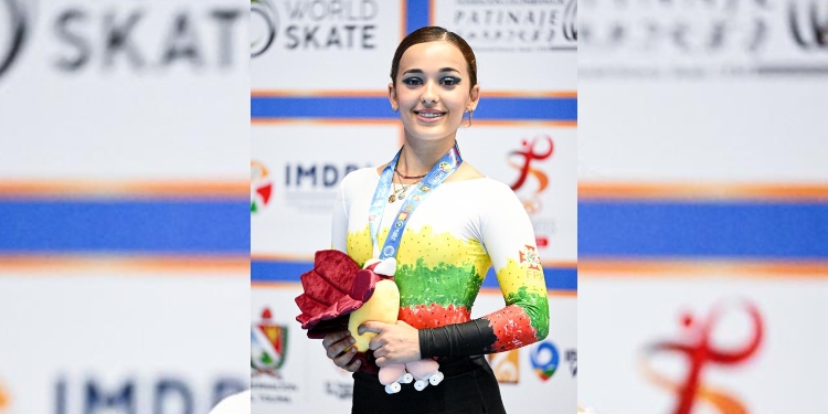 Mariana Pinheiro Hace Historia para Portugal en el Mundial de Patinaje Artístico en Ibagué